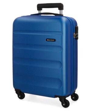 Trolley abs 55cm.4r.flex azul