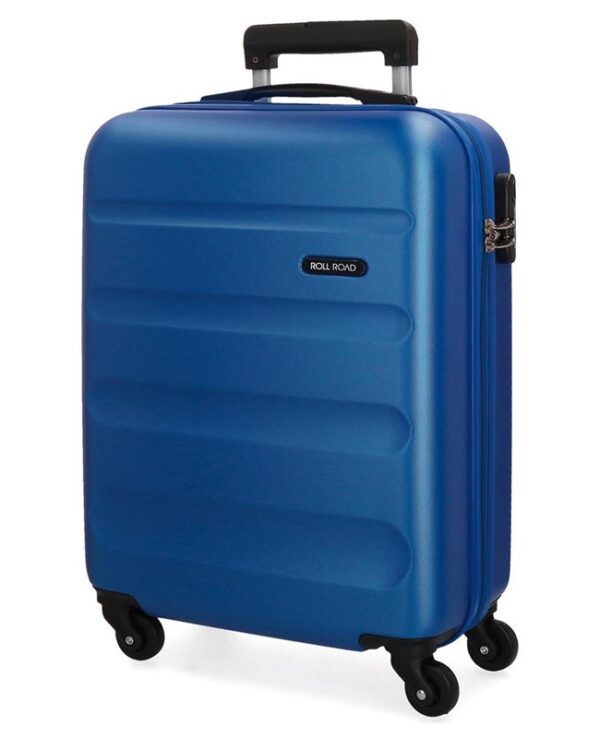 Trolley abs 55cm.4r.flex azul
