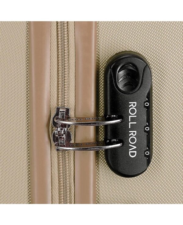 Trolley abs 55cm.4r.flex champagne