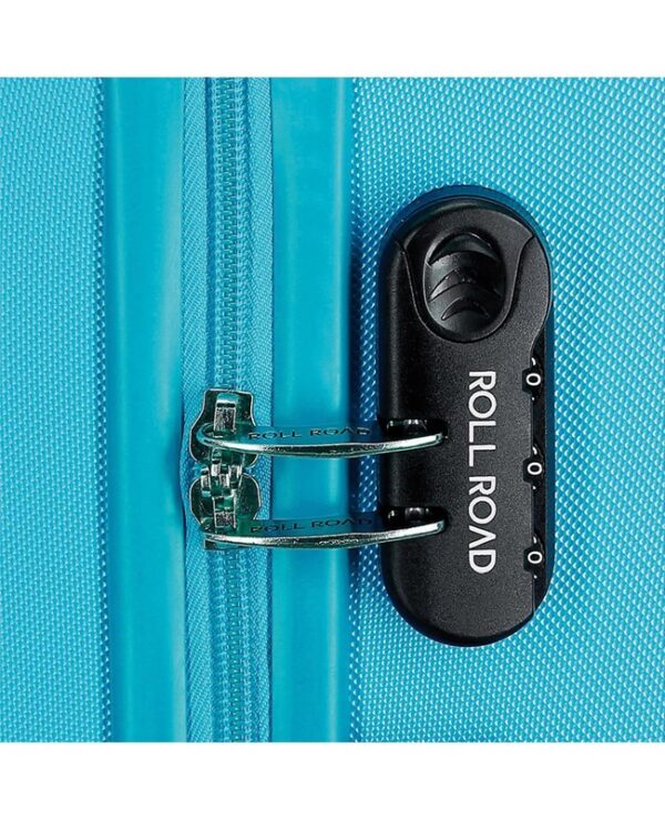 Trolley joumma abs 65 cm 4 r. flex azzurro