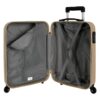 Trolley abs 55cm.4r.flex champagne