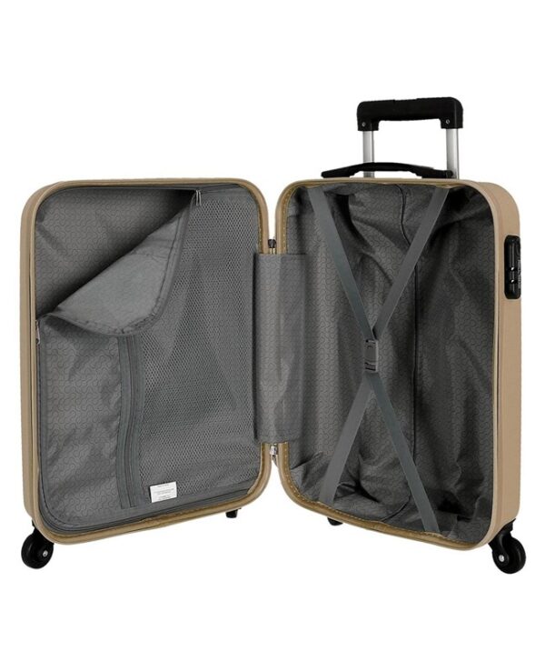 Trolley abs 55cm.4r.flex champagne