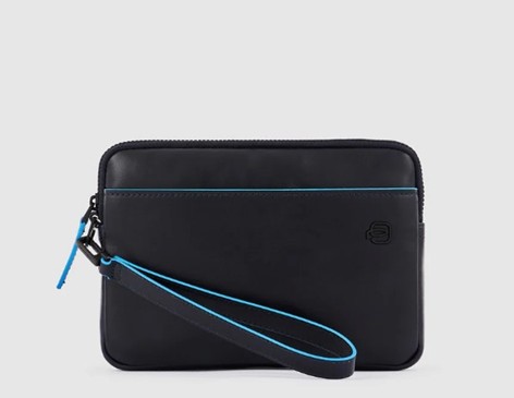 Pochette piquadro con porta carte di credito