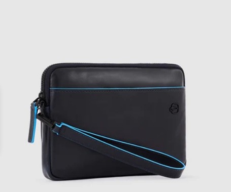 Pochette piquadro con porta carte di credito