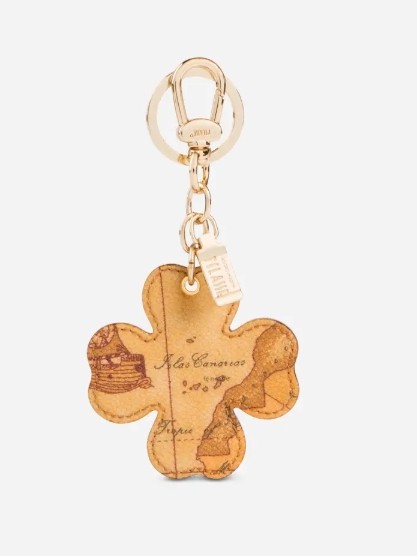 Portachiavi geo classic a quadrifoglio