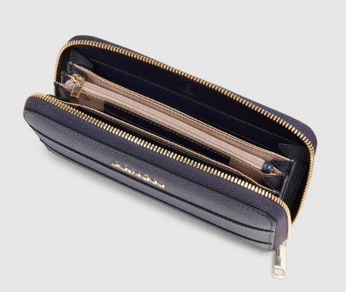Portafogli donna grande zip-around