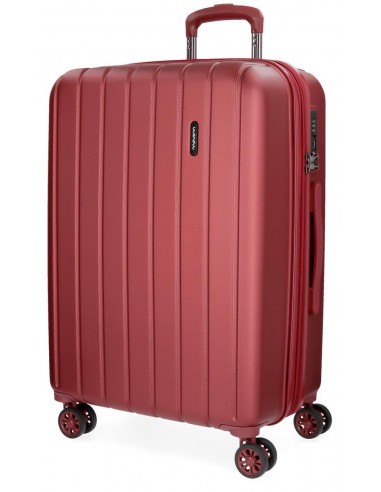 Trolley abs68cm 4r. wood rosso