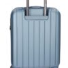Trolley abs 55cm 4r c/exp wood plata