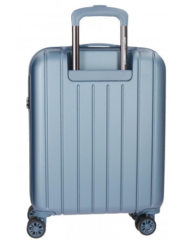 Trolley abs 55cm 4r c/exp wood plata