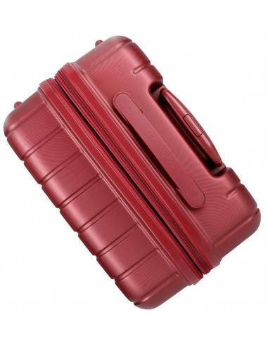 Trolley abs68cm 4r. wood rosso