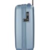 Trolley abs 55cm 4r c/exp wood plata