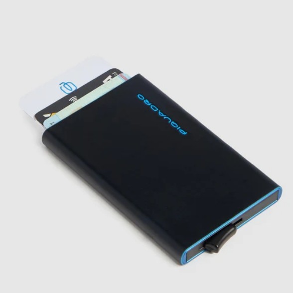 8B7E387945C9695A682D6AC5E4838635_ Porta carte di credito piquadro con sliding system
